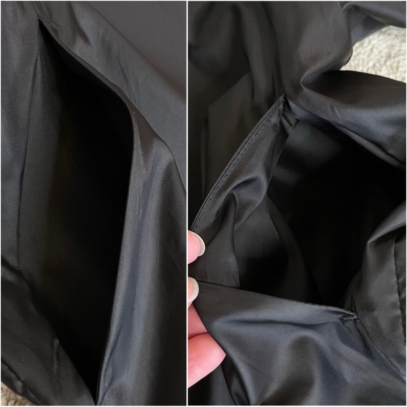 Puma Black White Logo Packable Hood Windbreaker Jacket - Picture 12 of 16